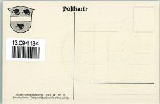 1930 - Zürcher Gemeindewappen Serie IV Nr. 18, sehr gute Erhaltung AK