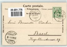 6356 Rigi Kaltbad 1904 Foto AK Foto Hürsch Kühe Sennhütte