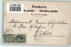 1820 Montreux 1902 Gebrauchsspuren Ereignis - Fete de Nuit - Litho