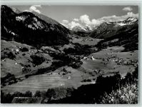 7250 Klosters - Mezzaselva und Serneus gegen Klosters und die Silvrettagruppe