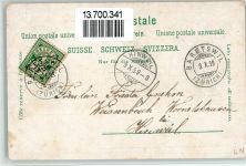 8344 Bäretswil 1899 BOAKC Lithographie