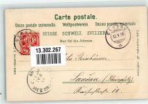 6442 Gersau 1898 Lithographie Vierwaldstättersee Eisenbahn Känzeli Vitznau Brunnen