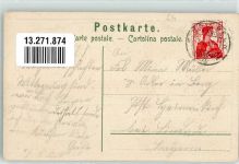 8840 Einsiedeln 1913 Prägedruck Hl. Meinrad