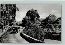 8873 Amden - Partie an der Poststraße von Weesen nach Amden Ort laut Stempel