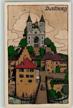 4663 Aarburg Künstlerkarte sign. L