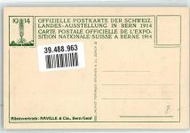 3000 Bern Berne - Landesausstellung 1914 Nr.22 Alkoholfreies Gasthaus Architekt Ingold