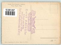 9490 Vaduz Karte beschädigt Hotel Schlössle