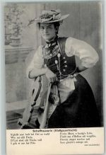 8200 Schaffhausen Sciaffusa - Frau in Klettgauertracht Gedicht