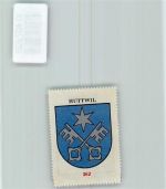 4950 Huttwil - Vignette Wappen Kaffee Hag 1920-1940 Schlüssel