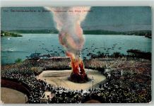 8000 Zürich 1908 - Bögg Verbrennung Sechseläuten