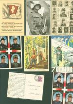Lot mit 30 AK Unterschiedliche Erhaltung wenige mehrfach Militär Schweiz Posten 21 bis 100 AK