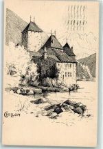 Chillon Chateau 1915
