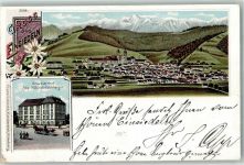8840 Einsiedeln 1900 Lithographie Hotel Schweizerhof