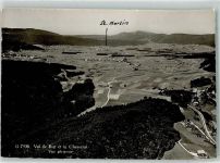 Chasseral Foto AK Fliegeraufnahme Val de Ruz