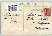 Pfeifenraucher Le Ranzdes Vaches Tracht Schweiz Lieder AK