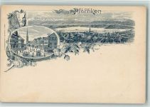 8330 Pfäffikon ZH BOAKC Vorlaüfer Druck um 1890 Lithographie
