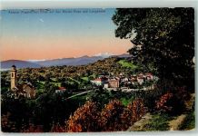 6999 Astano 1924 - Blick auf den Monte Rosa und Langensee Morgenrot