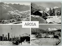 7050 Arosa - Winter Eislauf Pferdeschlitten