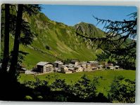 7563 Samnaun Dorf 1970 Foto AK Hotel