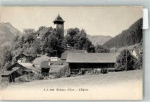 1660 Château-d´Oex Foto AK Kirche