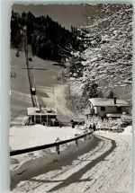 6390 Engelberg 1943 Winter Bergbahn Drahtseilbahn Gerschnialp