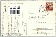 6390 Engelberg 1943 Winter Bergbahn Drahtseilbahn Gerschnialp