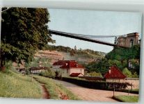 1700 Fribourg Freiburg 1916 Gebrauchsspuren Le grand pont suspendu