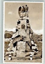 St Gotthard 1955 Gebrauchsspuren Denkmal Guex