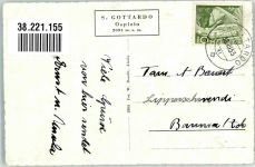 St Gotthard 1955 Gebrauchsspuren Denkmal Guex