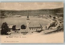 1342 Le Pont Foto AK Kirche