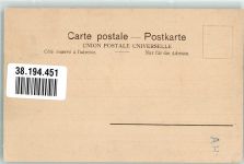 1342 Le Pont Foto AK Kirche