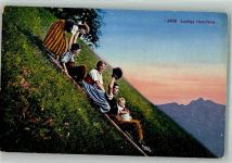 Lustige Heimfahrt Bauernfamilie Edition Photoglob P.Z. 3465