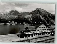 7050 Arosa Foto AK Bahnhof Schiesshorn Furkahörner