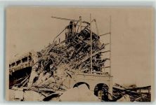 4144 Arlesheim Privatfoto AK Fabrikbrand Ort handschriftlich