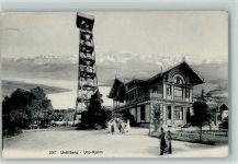 8143 Uetliberg 1907 - Restaurant Uto Kulm Aussichtsturm Alpen