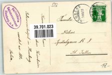 9633 Hemberg 1915 Gebrauchsspuren Ferienheim Salomonentempel Hüttenstempel