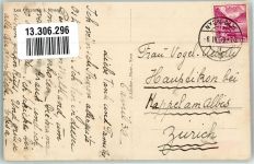 1260 Nyon 1939 Foto AK Les Glycines Bahnpost Zug 13