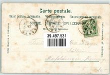 9607 Mosnang - Toggenburger Stickerin Tracht Ort lt. Stempel