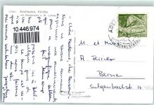 3715 Adelboden BE - Kirche Bonderspitz Kleiner Lohner Winter