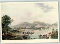 Yverdon-les-Bains Yverdon von J L Alberli Pro Infirmis Schweiz Künstlerkarte