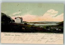 6410 Goldau 1905 Foto AK Hotel Pension Schönegg