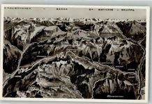 Klausenpass - Vogelschau Klausenstrasse