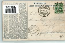 3400 Burgdorf Berthoud 1905 - Teilansicht mit Kirche, Erhaltung Flecken.