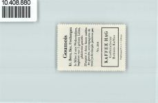 2354 Goumois Vautenaivre - Vignette Wappen Kaffee Hag ca 1920-1940