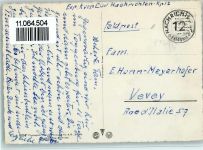 9657 Unterwasser - Gräppelensee Toggenburg Feldpost