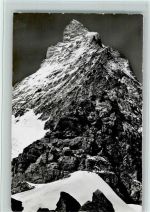 Matterhorn VS - Das Matterhorn v. der Hütte mit Eistiegfelsen