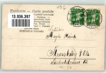 8000 Zürich 1910 Gebrauchsspuren Baur au Lac