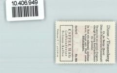 2517 Diesse - Vignette Wappen Kaffee Hag 1920-1940