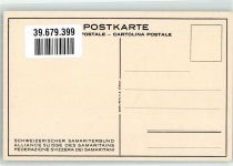 Der barmherzige Samariter Esel Hund Schweizerischer Samariterbund Motiv Schweiz Künstlerkarte