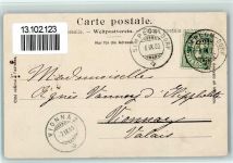 Gebirgspost AK Postkutsche Schweiz 1905